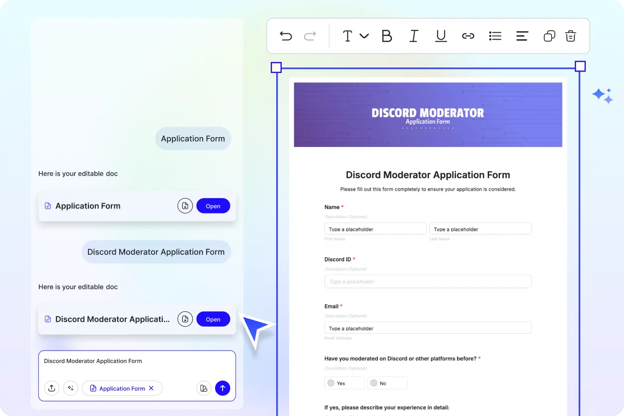 Free Application Form Generator, Free Editable Application Form  Maker Online