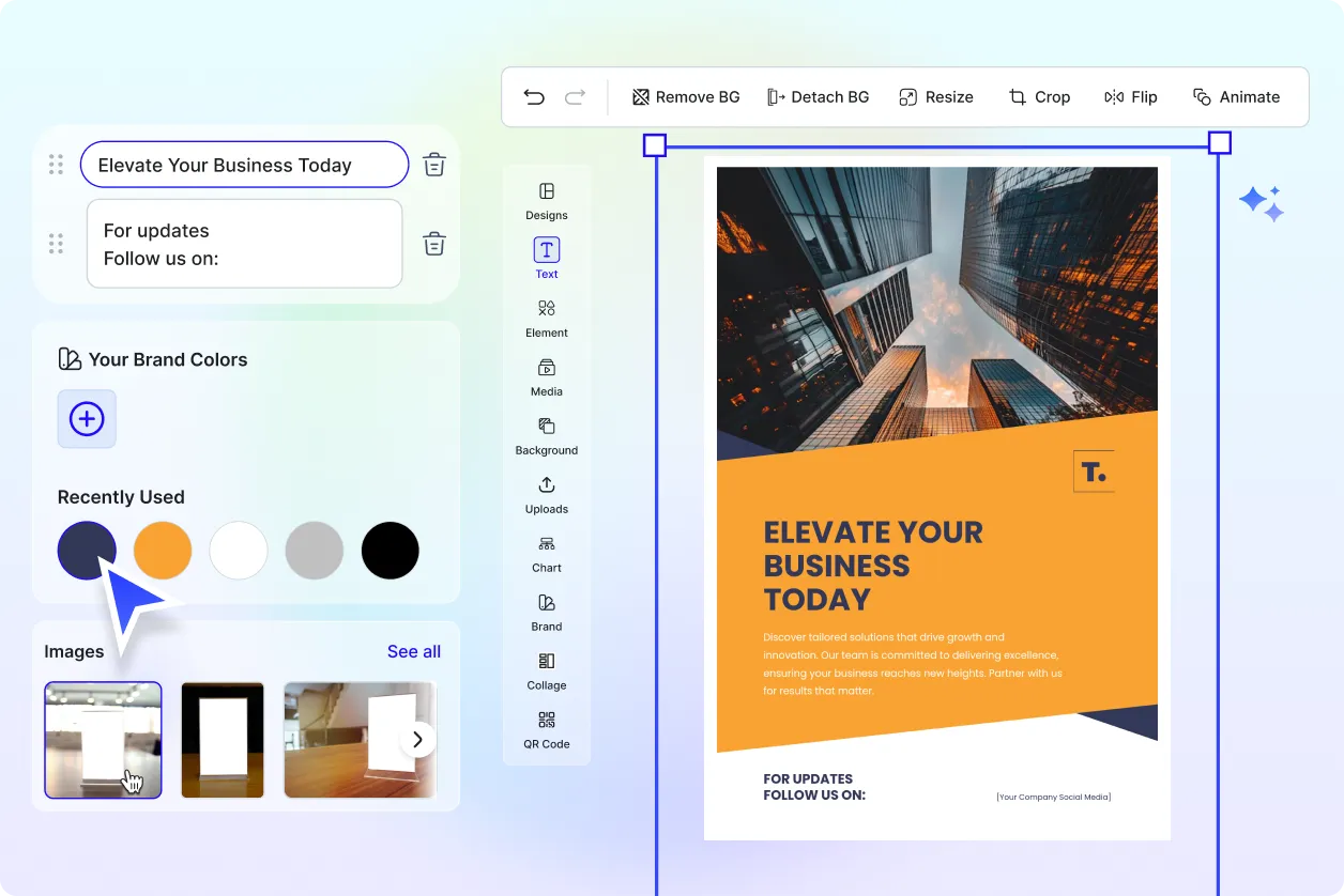 Free AI Table Top Banner Generator, Free Table Top Banner Maker Online