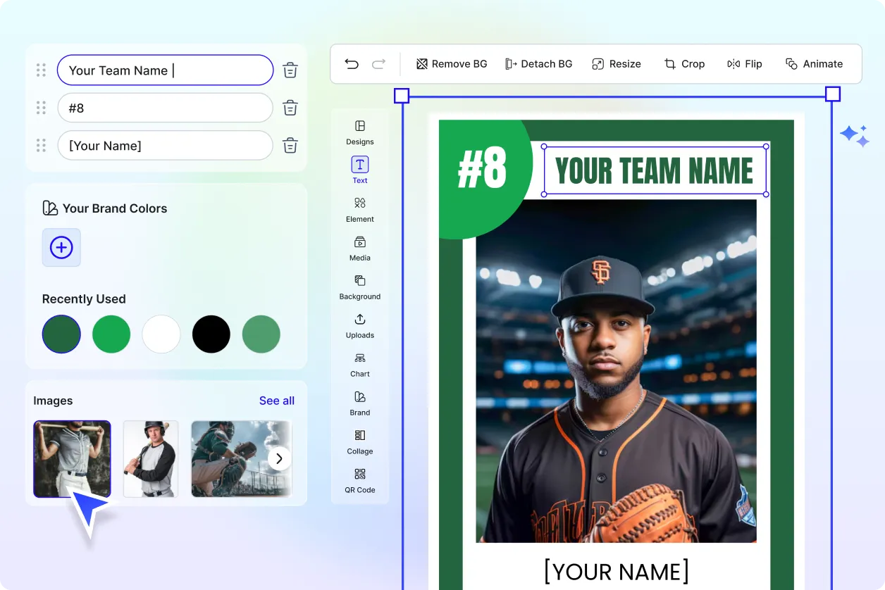 Free AI Baseball Card Generator, Free AI Baseball Card Maker Online