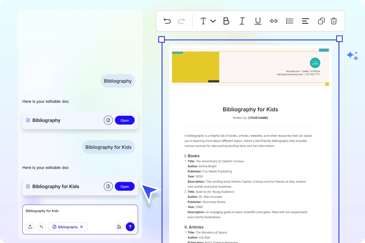 Free AI Bibliography Generator, Free Bibliography Maker Online