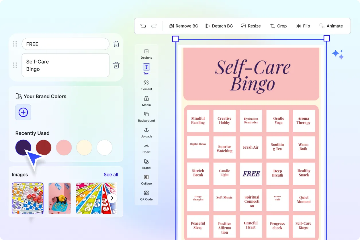 Free AI Bingo Card Generator, Free Bingo Card Maker Online