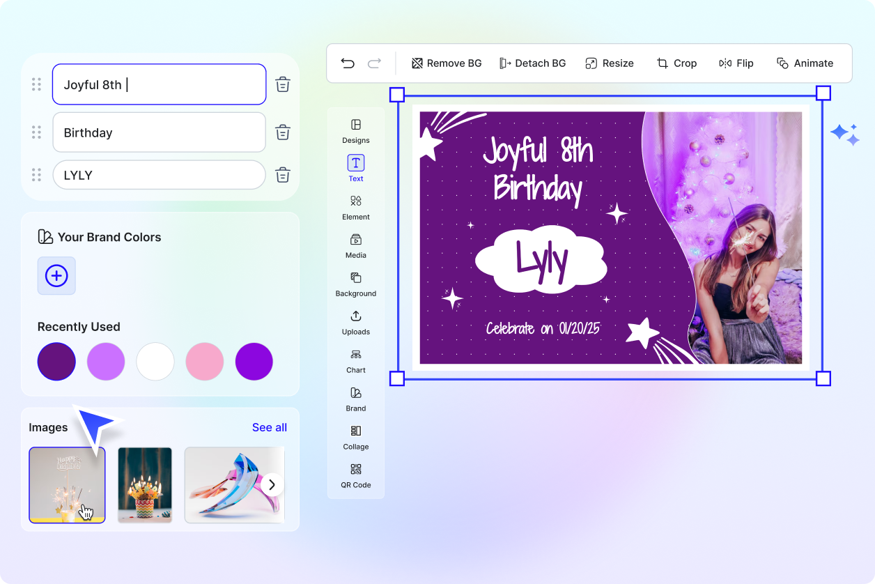 Free AI Birthday Banner Generator, AI Birthday Banner Maker Online