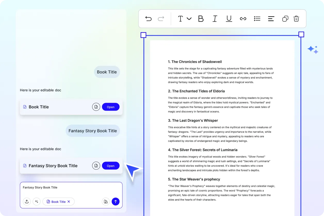  Free AI Book Title Generator, Free Book Name Maker Online