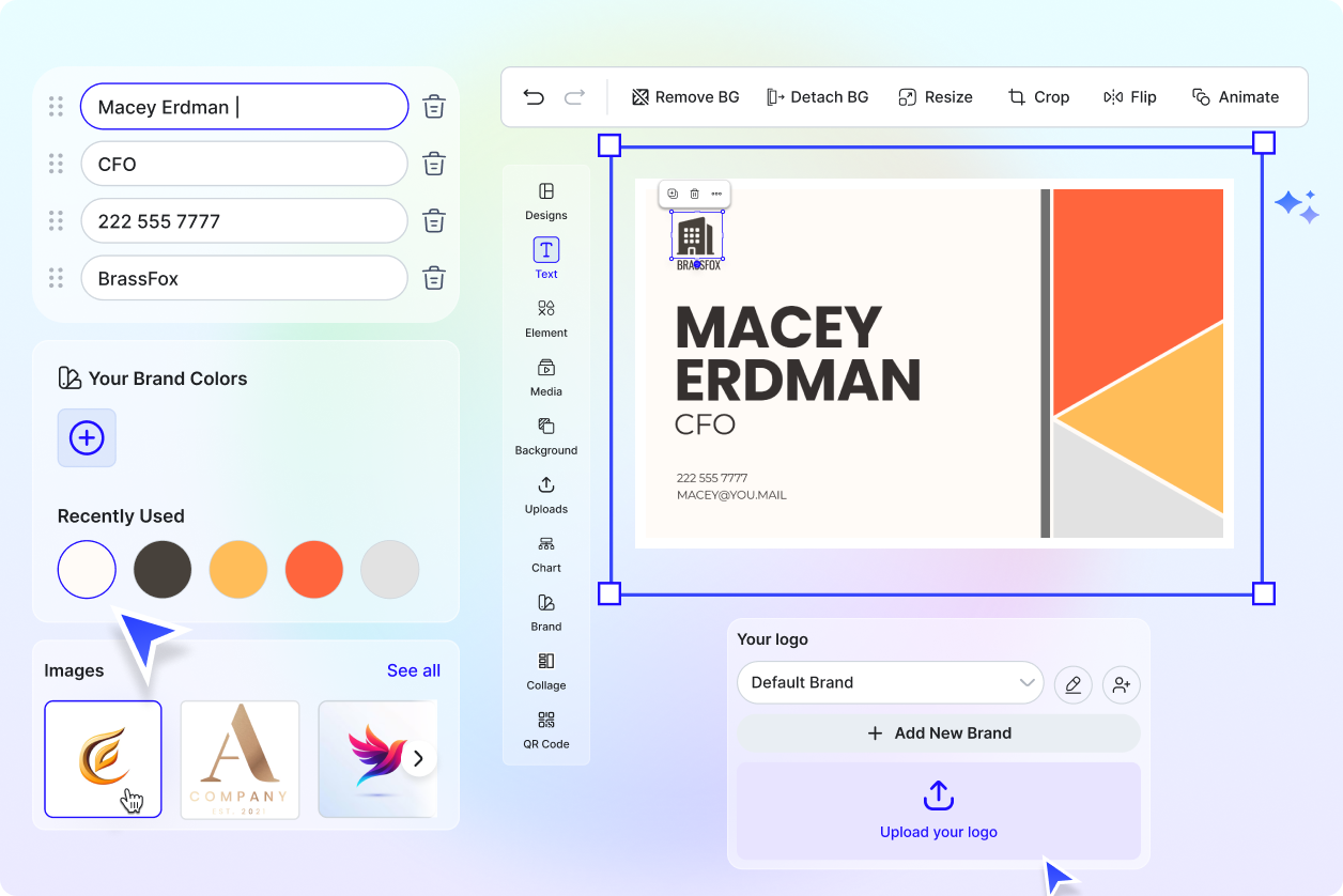 Free AI Business Card Generator, Free Business Card Maker Online