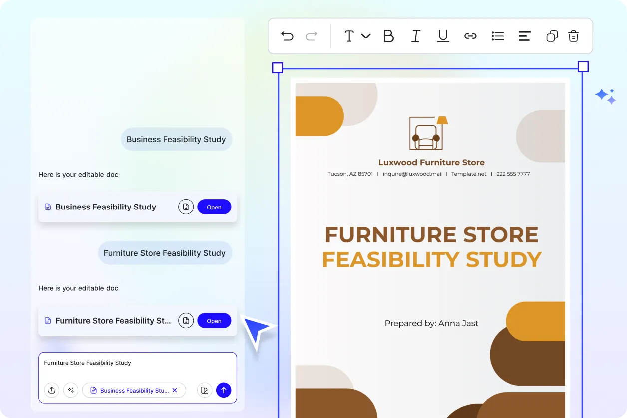 Free AI Business Feasibility Study Generator, Free Business Feasibility Study Maker Online