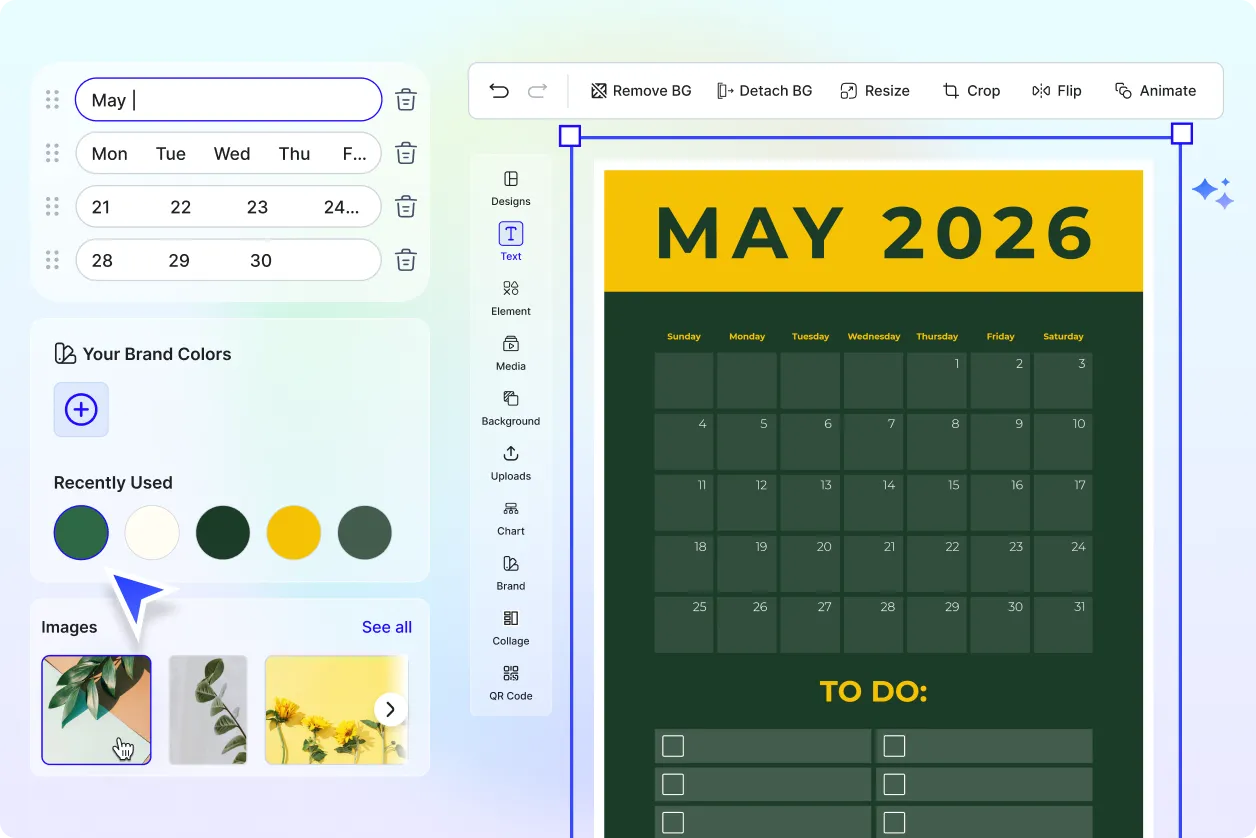 Free AI May Calendar Generator, Free AI May Calendar Maker Online