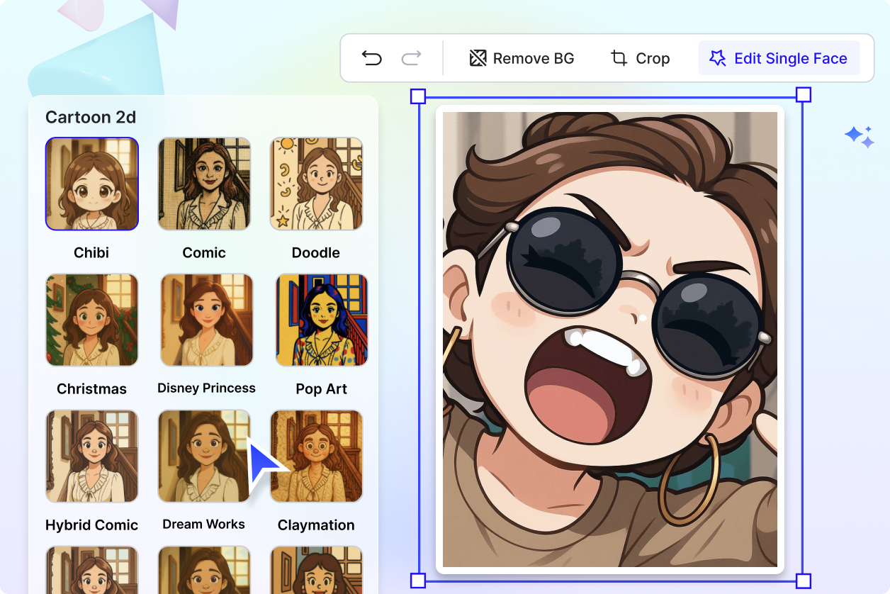 Free AI Cartoon Generator, Free AI Cartoon Maker Online