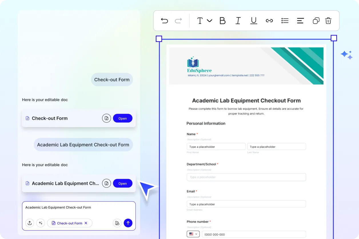 Free AI Check Out Form Generator, Free Checkout Form Maker Online