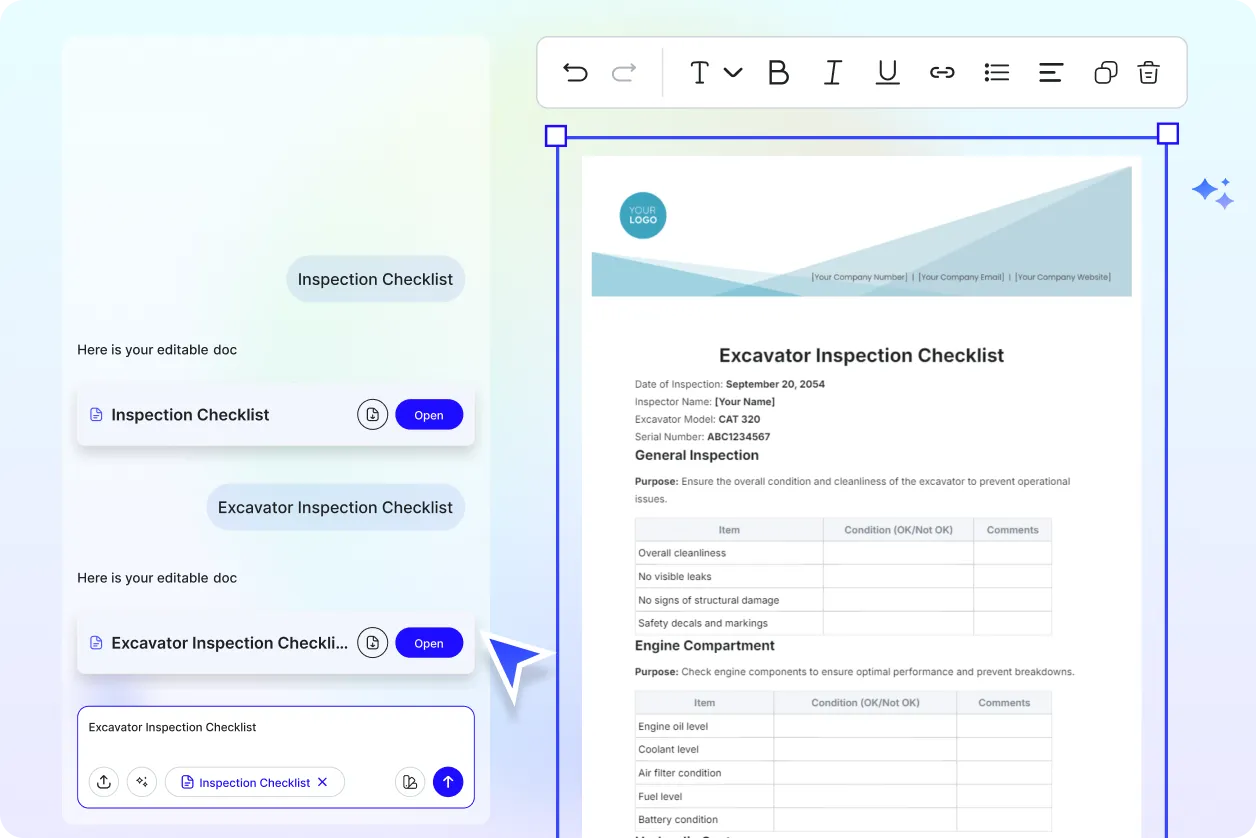 Free AI Inspection Checklist Generator, Free Checklist Maker Online