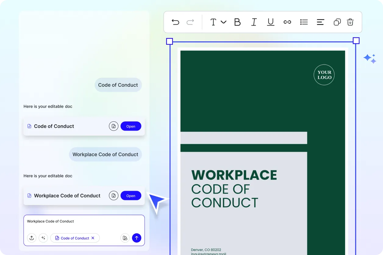 Free AI Code of Conduct Generator, Free Code of Conduct Maker Online