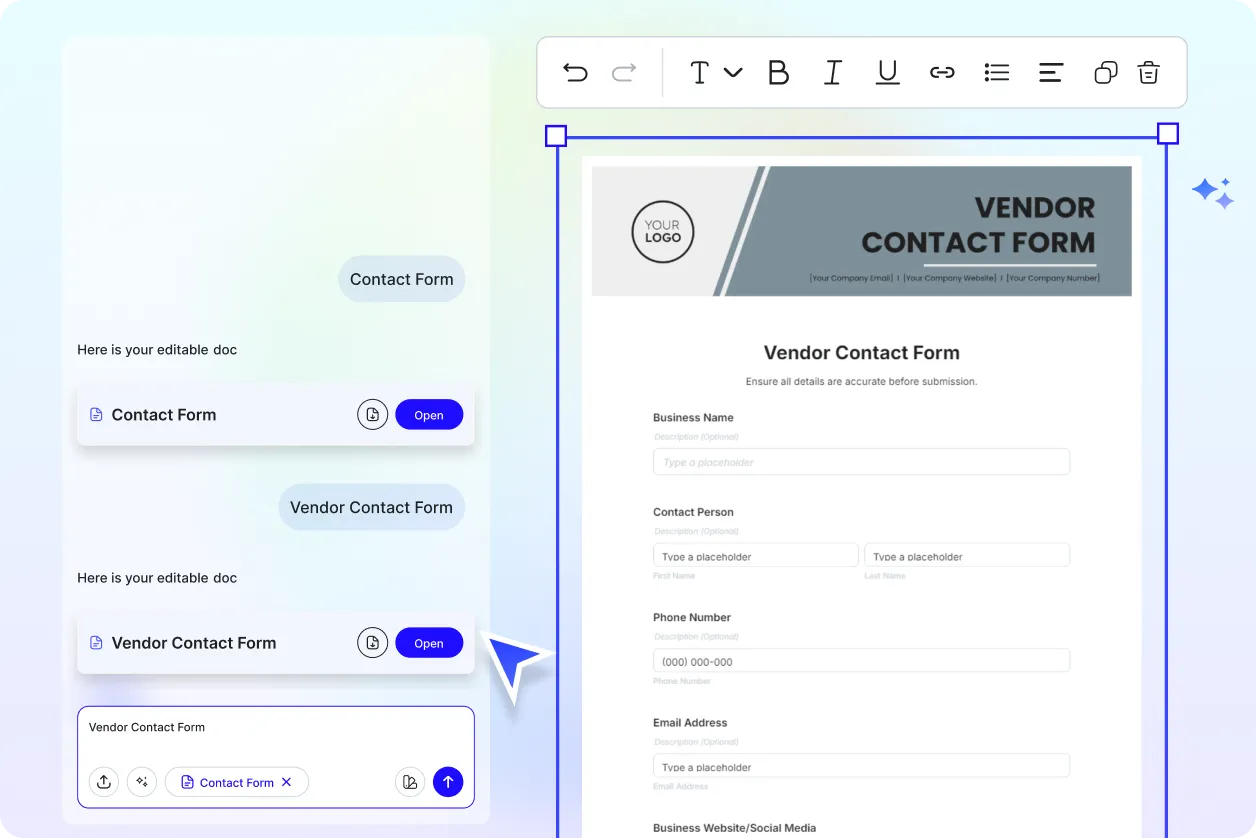 Free AI Contact Form Generator, Free Contact Form Maker Online