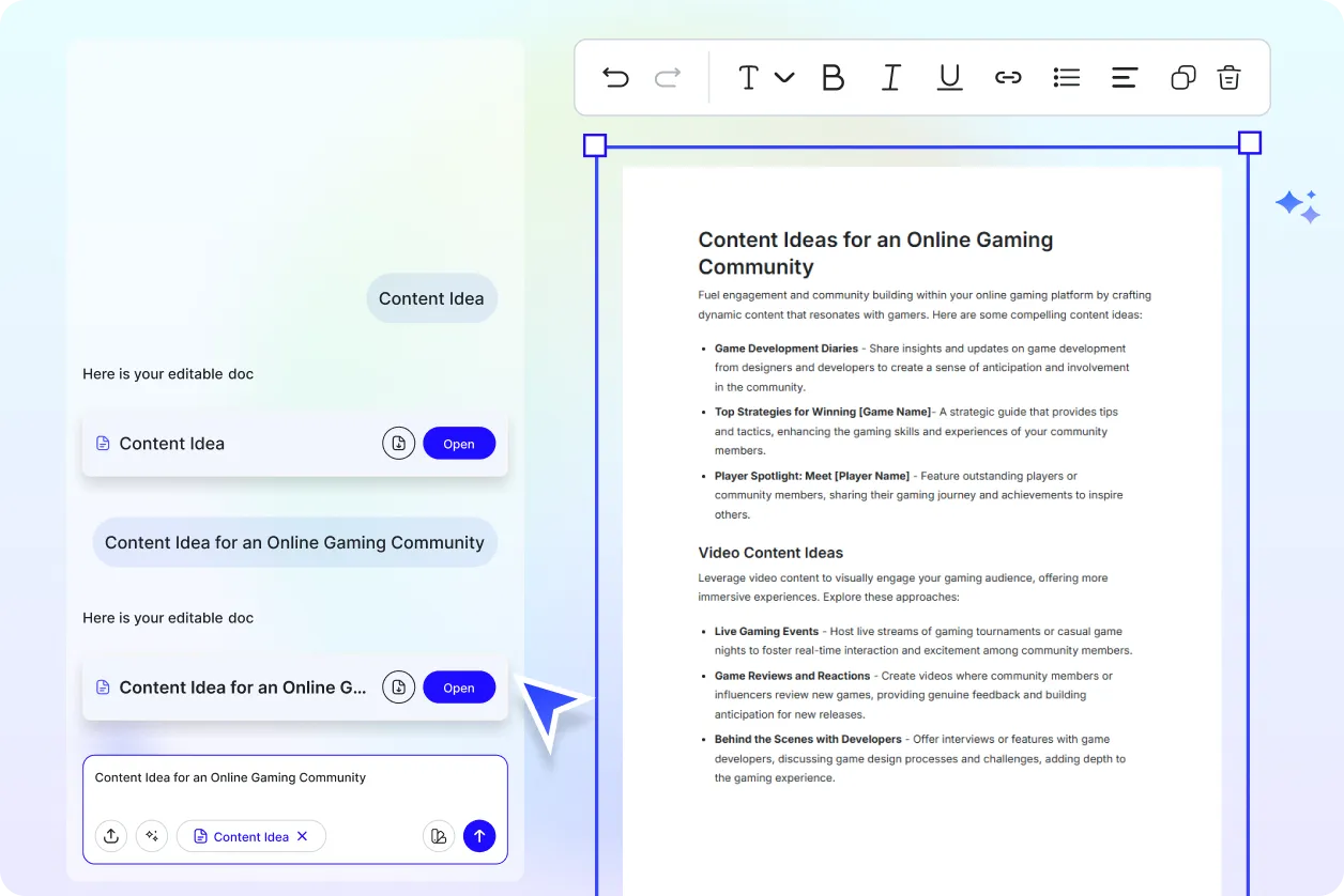 Free AI Content Idea Generator, Free Content Idea Maker Online
