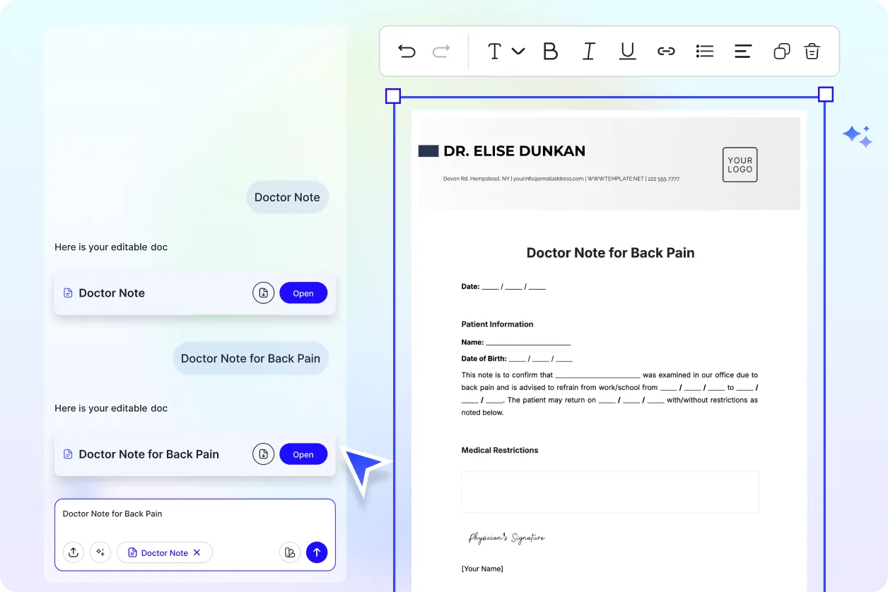 Free AI Doctor Note Generator, Free AI Medical Note Maker Online