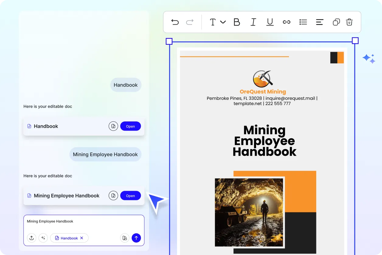 Free AI Handbook Generator, Free AI Handbook Maker Online