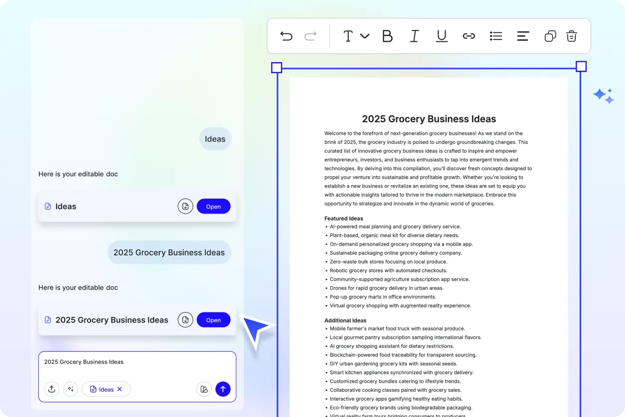 Free AI Ideas Generator, Smart Business Idea Maker Tool
