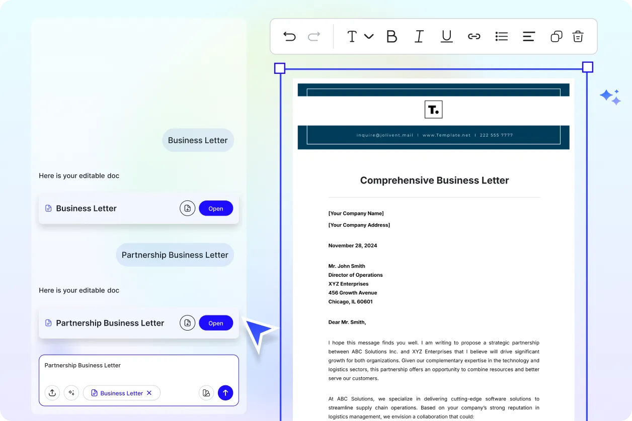 Free AI Business Letter Generator, Free Business Letter Maker Online