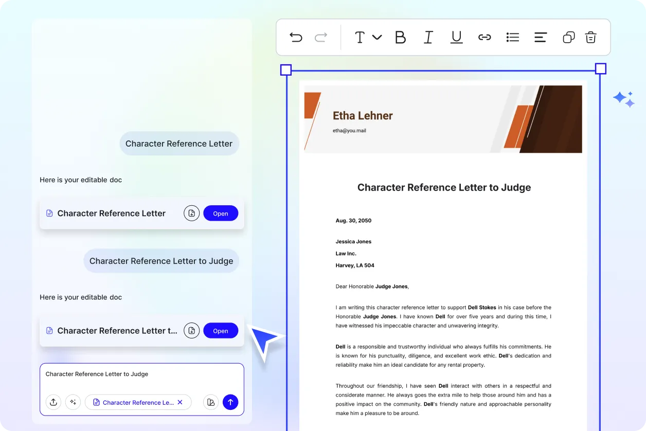 Free AI Character Letter Generator, Free Character Letter Maker Online
