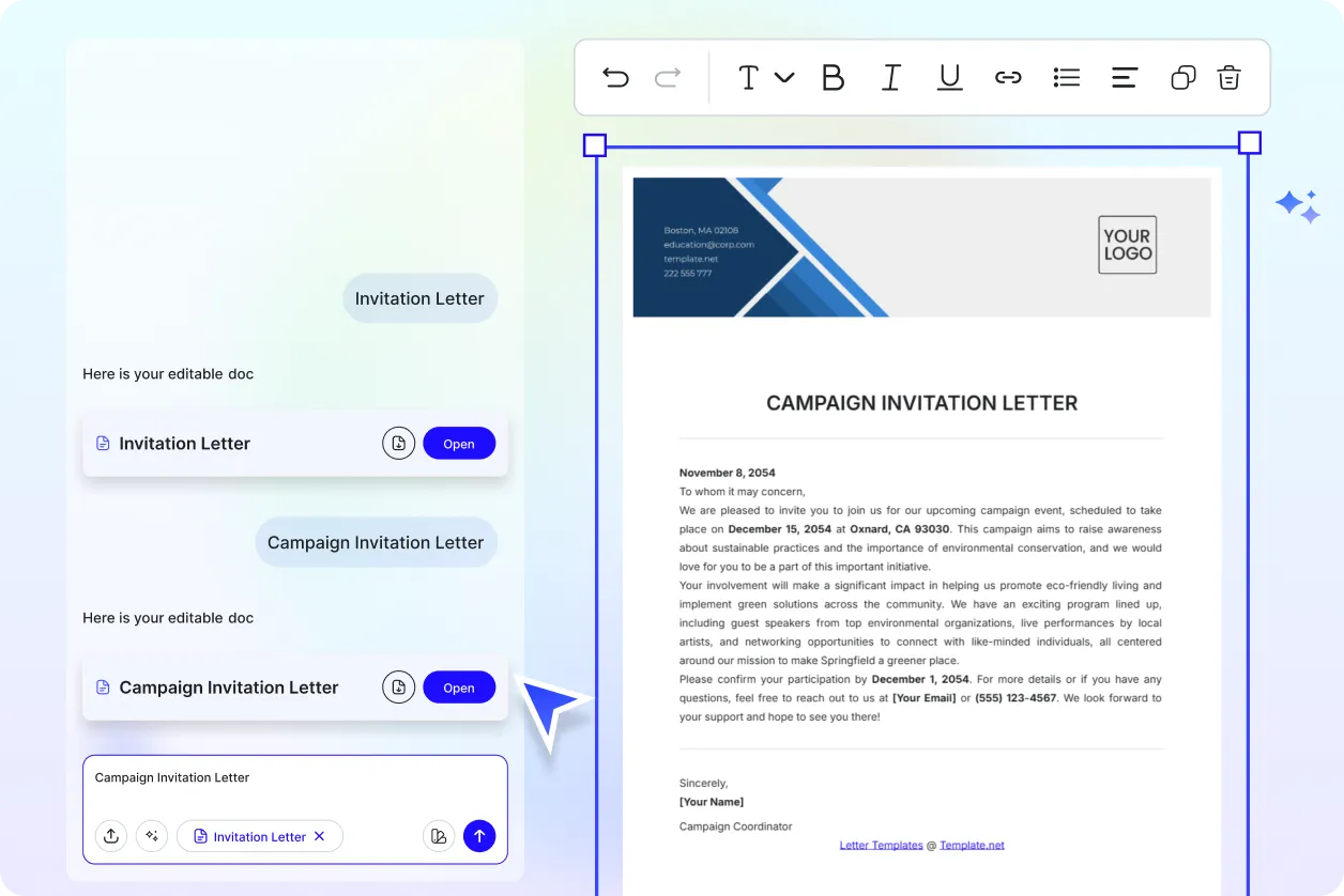 Free AI Invitation Letter Generator, Free Invitation Maker Online
