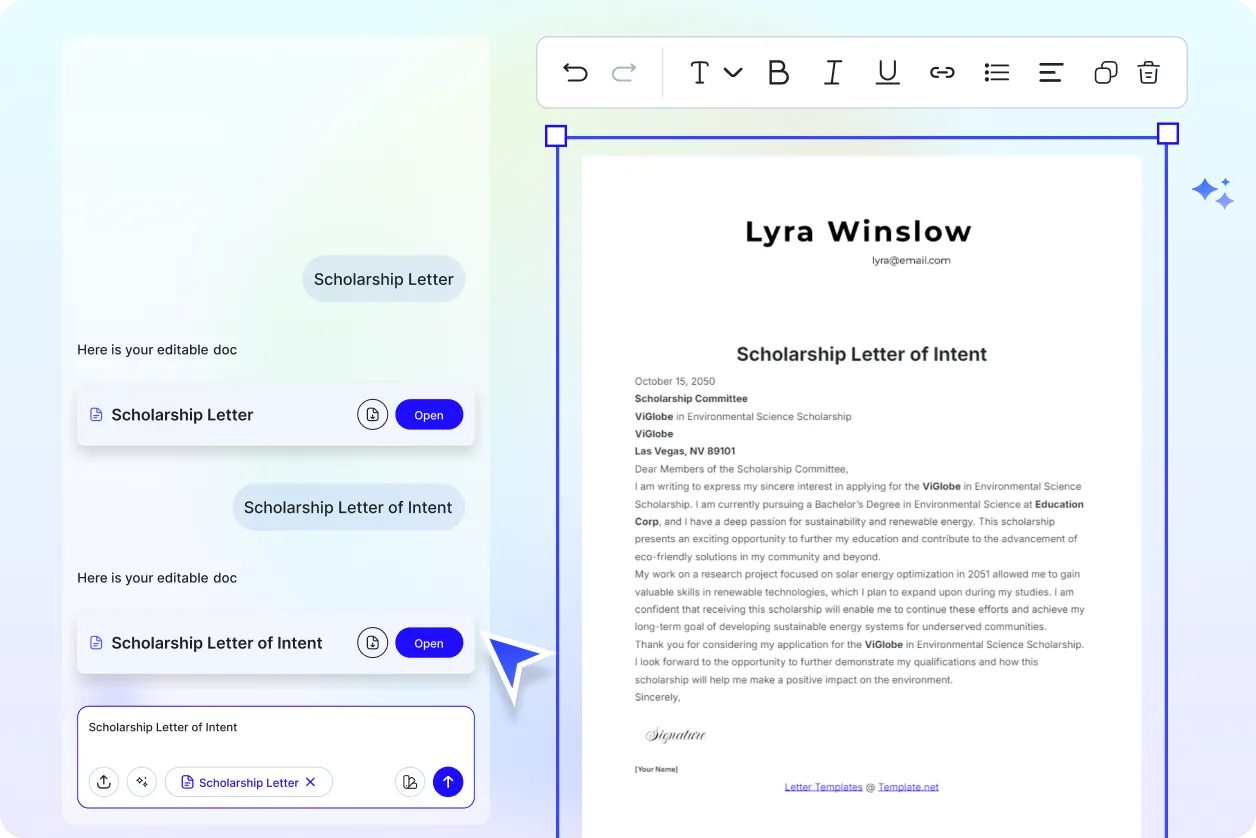  Free AI Scholarship Letter Generator, Free Scholarship Application Letter Maker Online