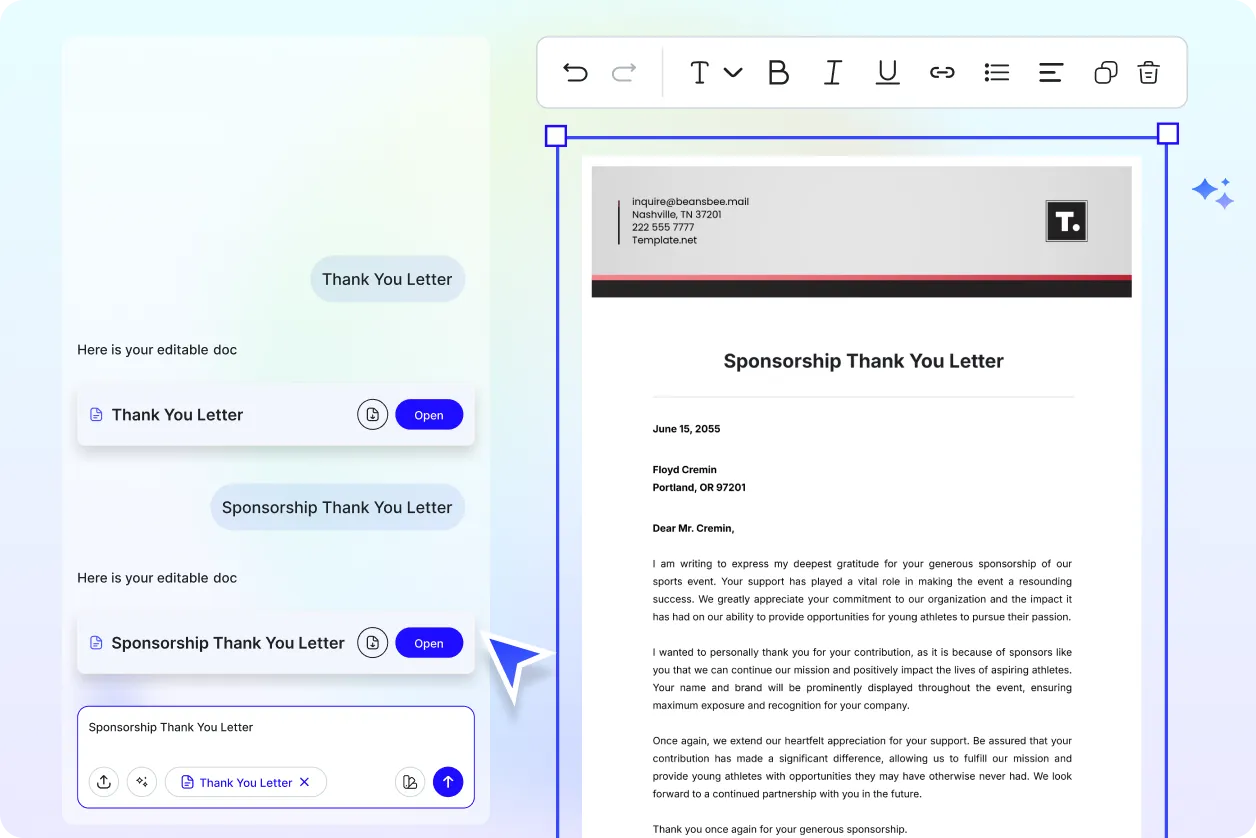 Free AI Thank You Letter Generator, Free Thank You Letter Maker Online
