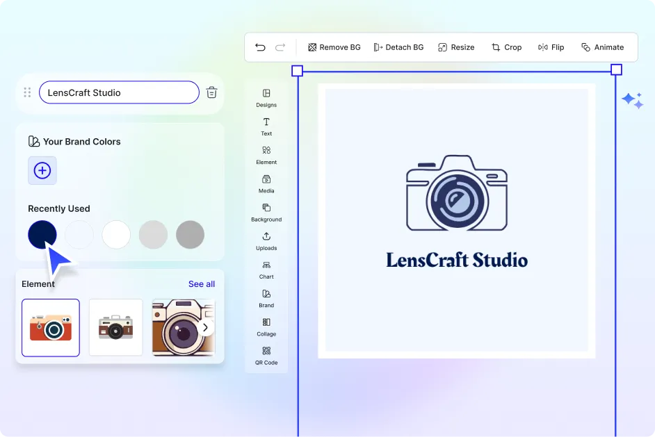 Free AI Camera Logo Generator, Free Camera Logo Maker Online