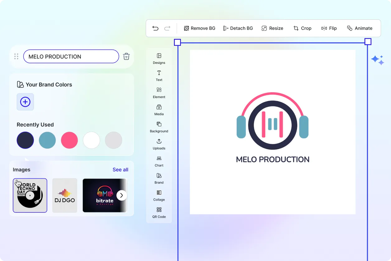 Free AI DJ Logo Generator, Free AI DJ Logo Maker Online