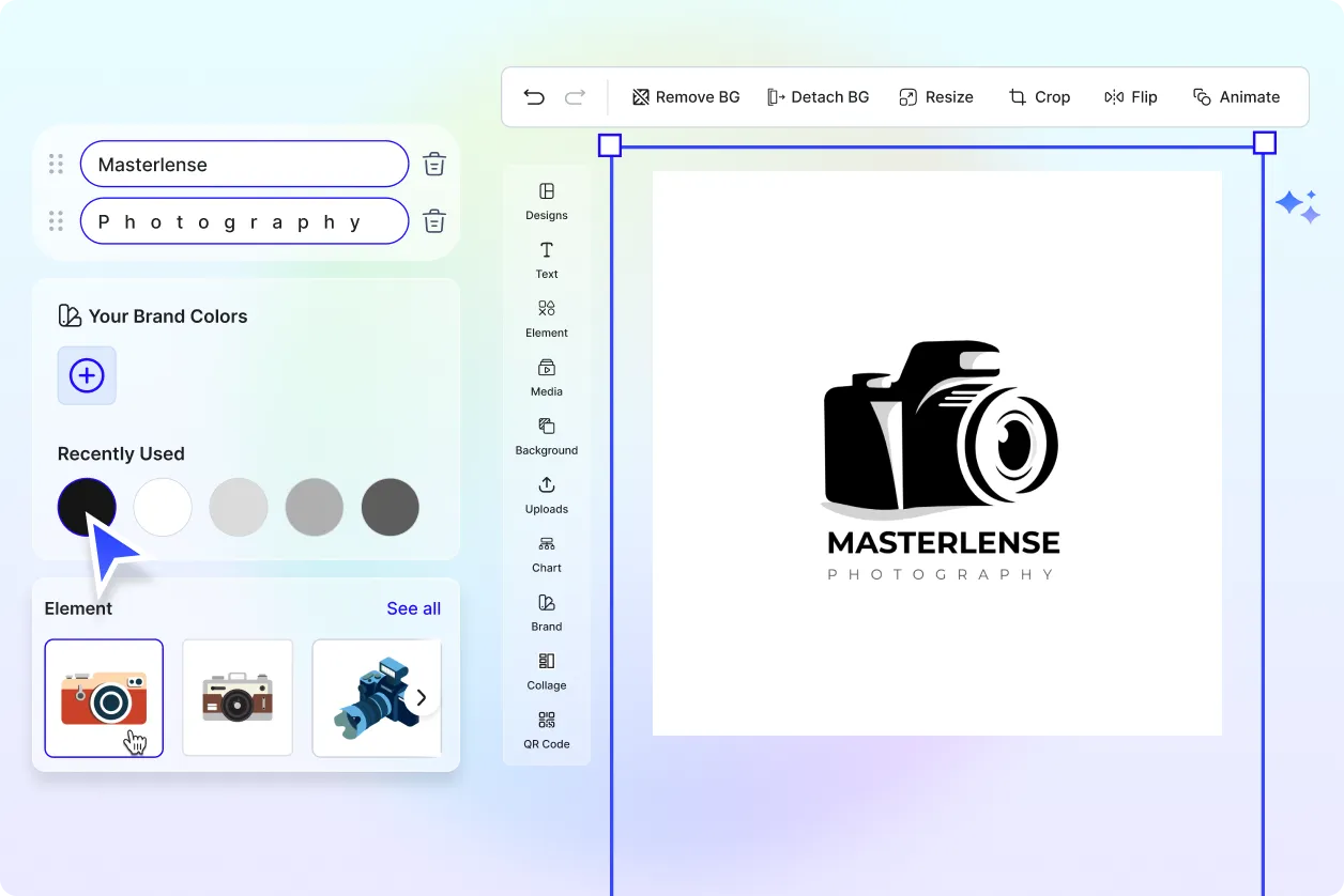 Free AI Photography Logo Generator, AI Photography Logo Maker Online