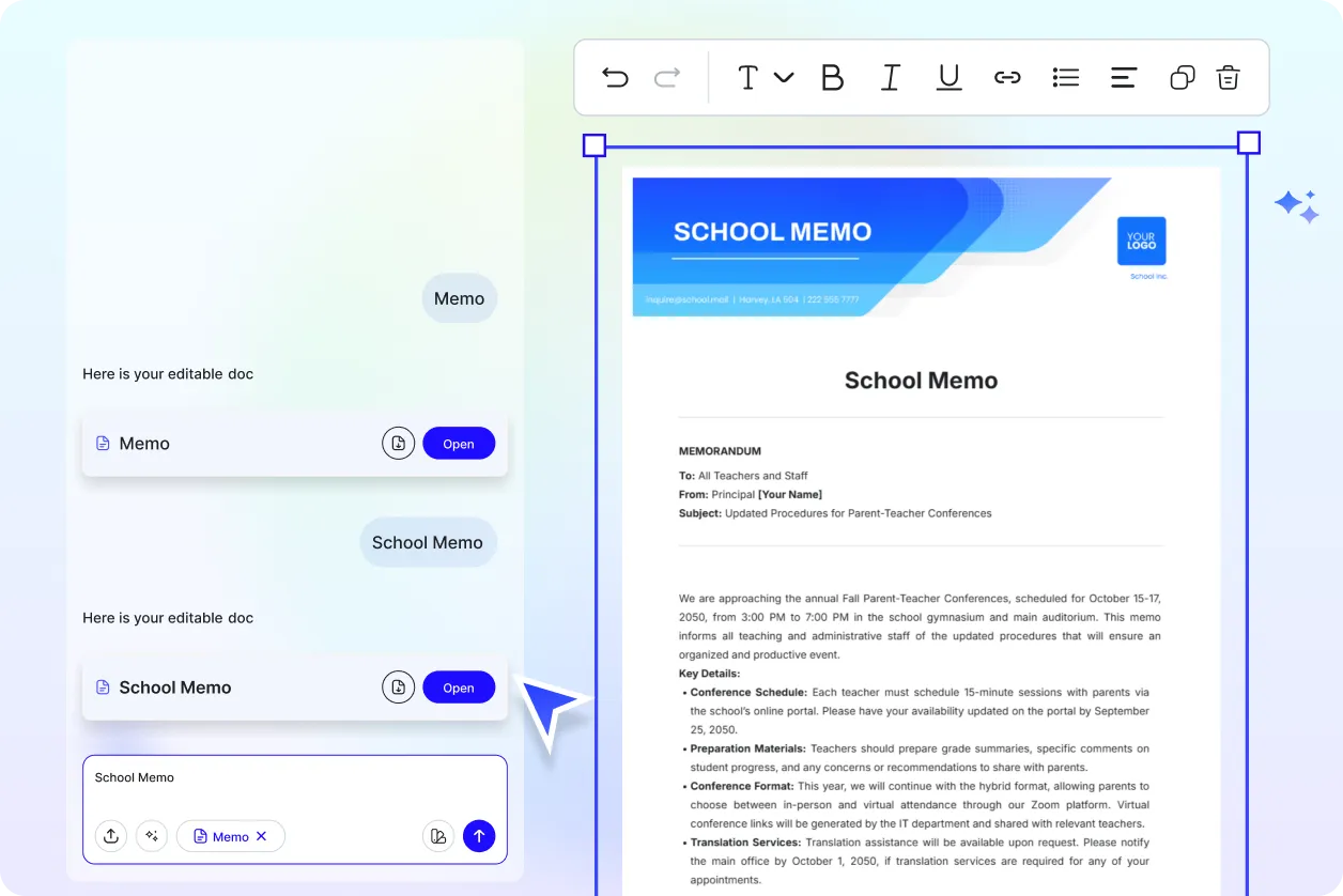 Free AI Memo Generator, Free Memo Maker Online	