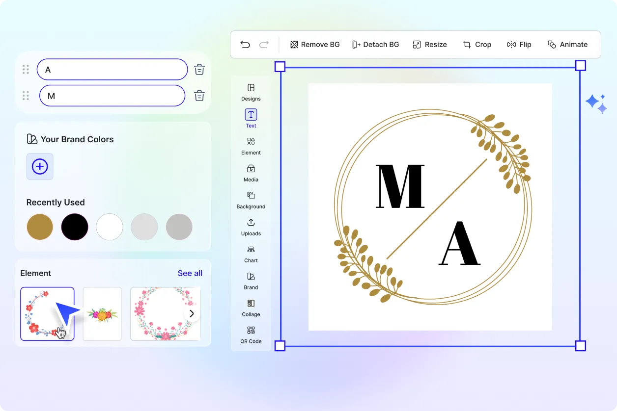 Free AI Monogram Generator, Free Monogram Maker Online