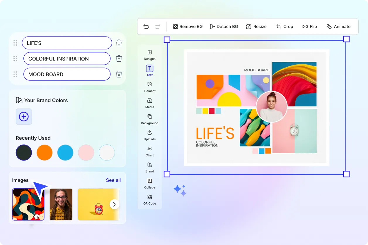 Free AI Mood Board Generator, Free AI Mood Board Maker Online