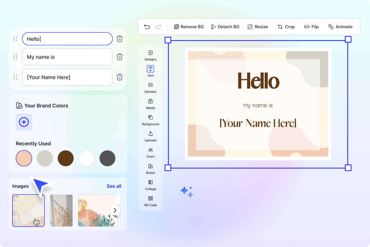 Free AI Name Tag Generator, Free Name Tag Maker Online