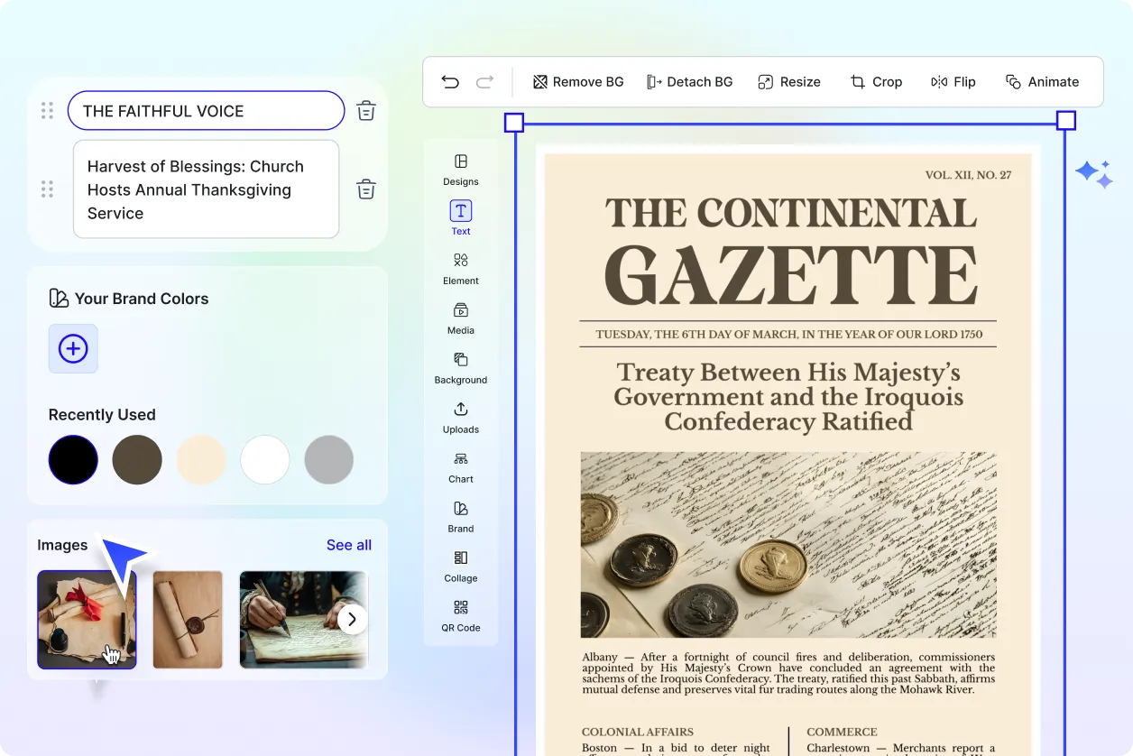 Free AI Newspaper Generator, Free Newspaper Maker Online