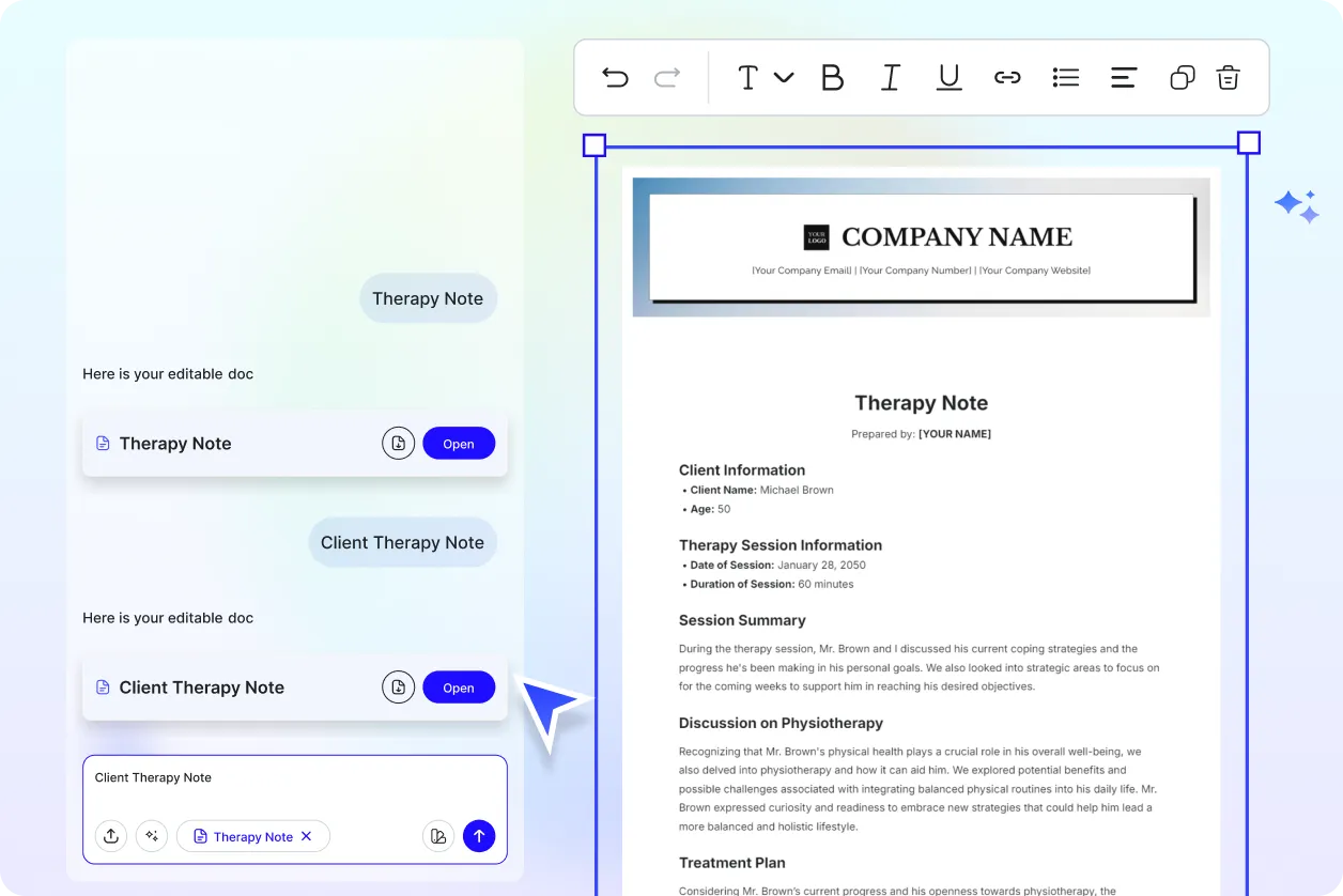 Free AI Therapy Note Generator, Free Therapy Note Maker Online