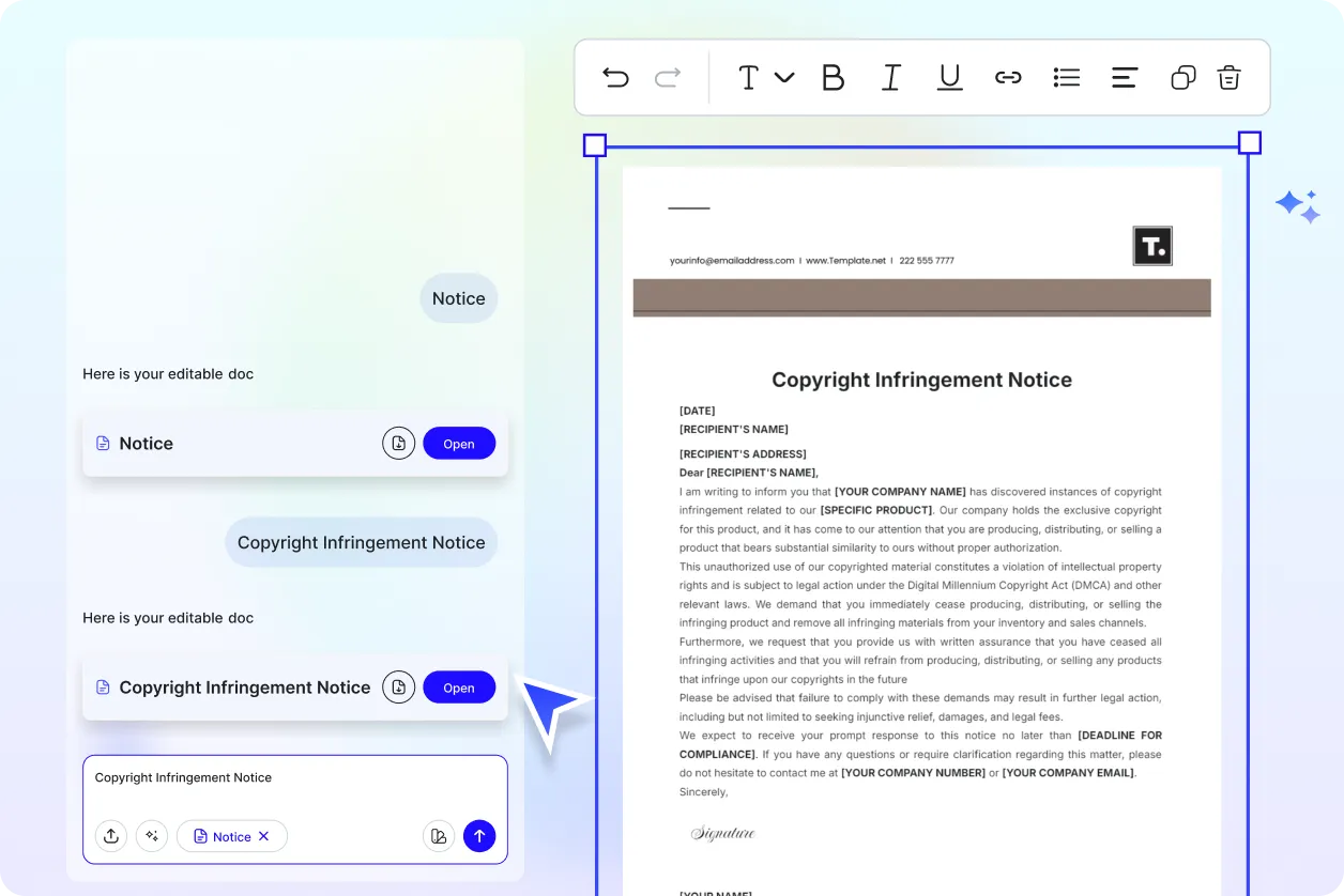 Free AI Notice Generator, Free AI Notice Maker Online