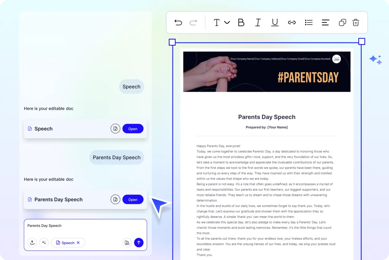 Free AI Speech Generator, Free Speech Maker Online