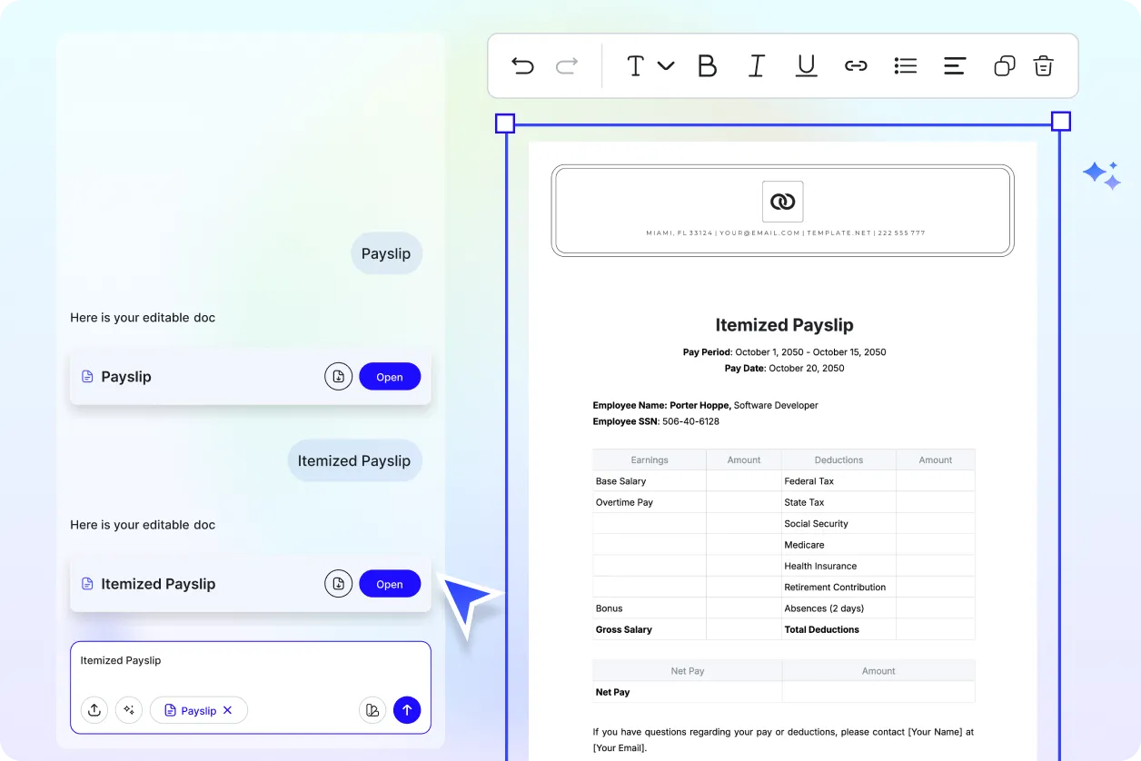 Free AI Payslip Generator, Free Payslip Maker Online