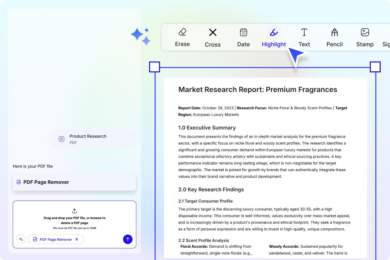 Free AI PDF Page Remover, Remove Pages from PDF