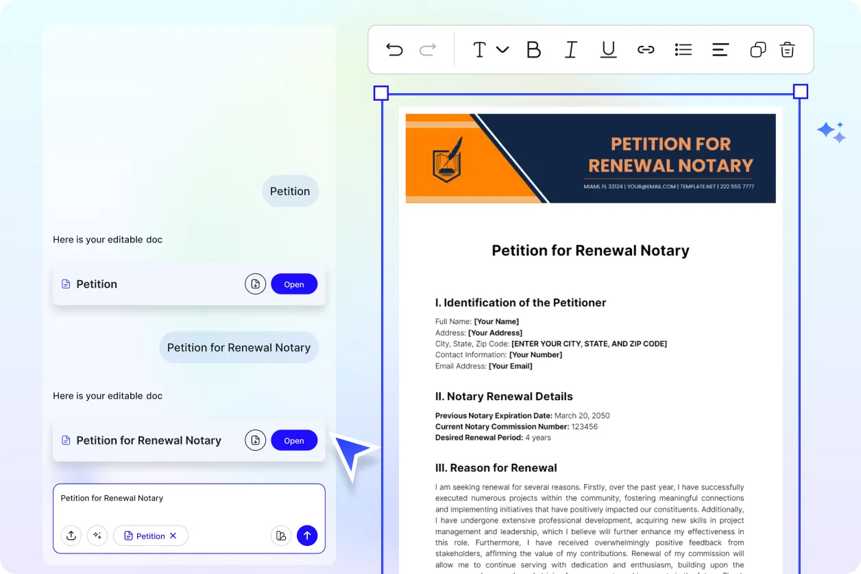 Free AI Petition Generator, Free Petition Maker Online