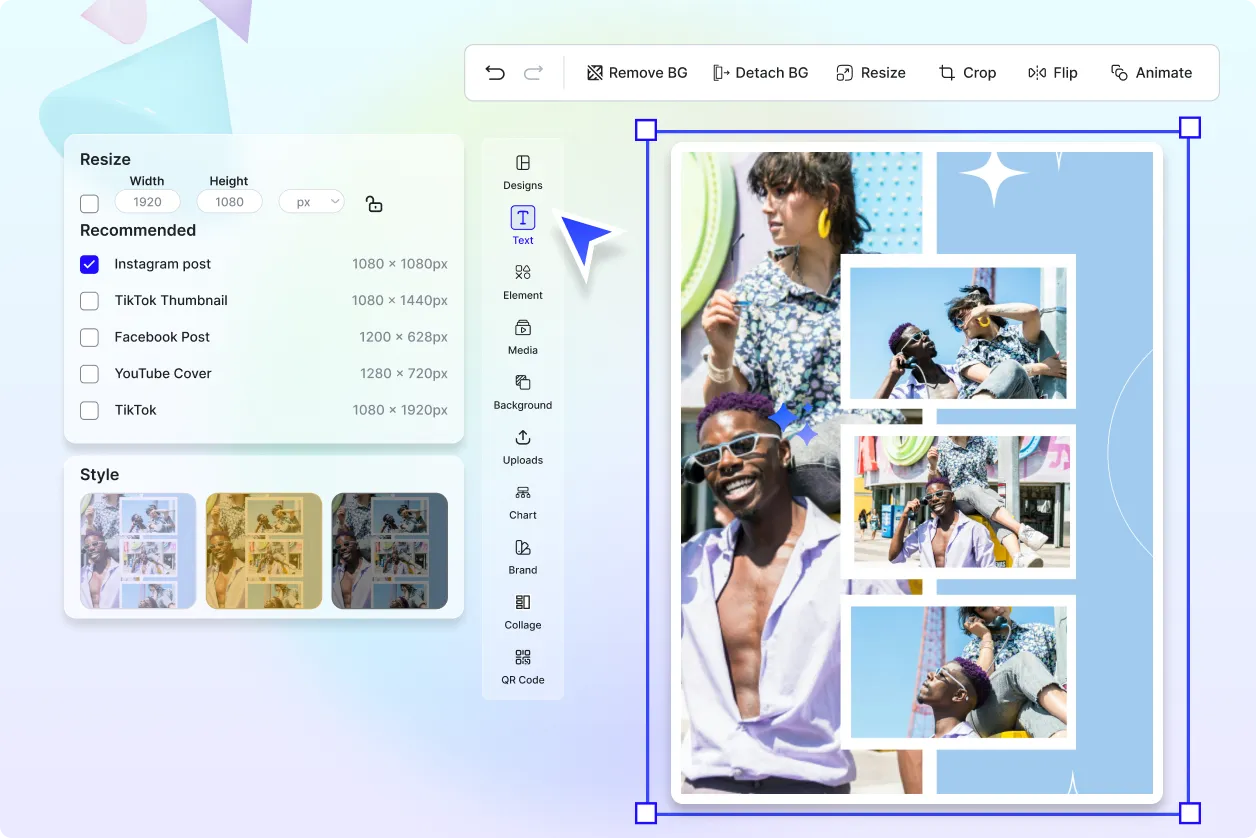 Free AI Photo Collage Generator, Free Photo Collage Maker Online