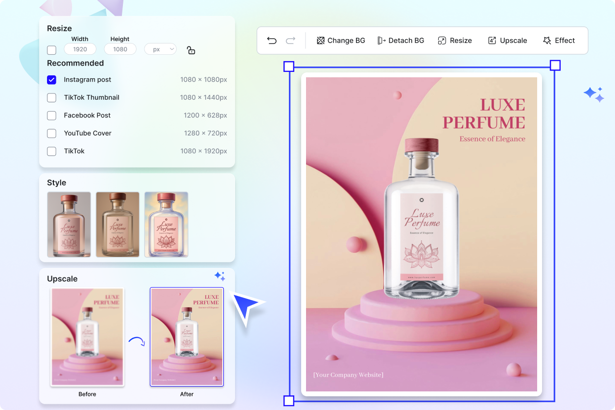 Free AI Photo Editor, Free Photo Editor Maker Online