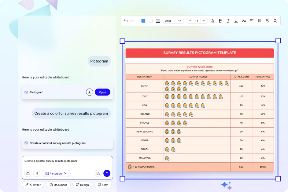 Free AI Pictogram Generator, Free AI Pictogram Maker Online