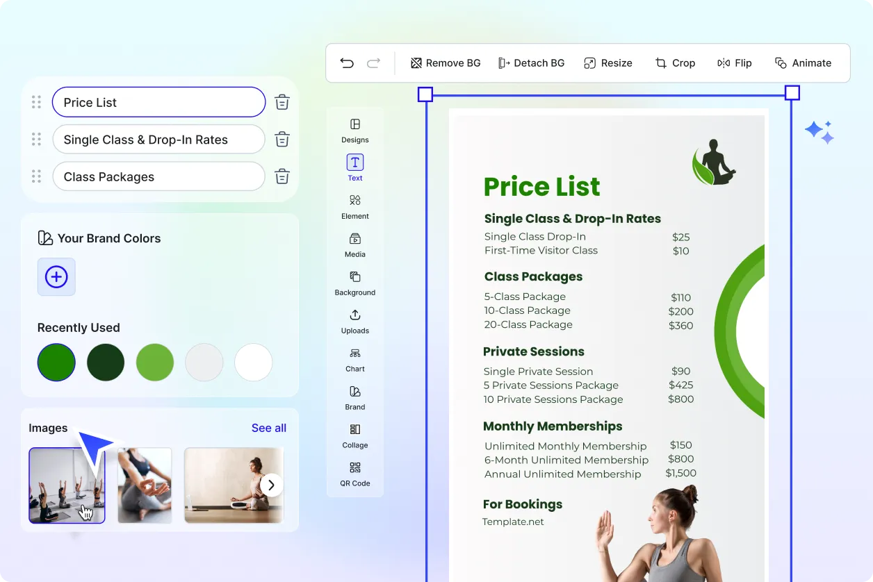 Free AI Price list Generator, Free Price list Maker Online