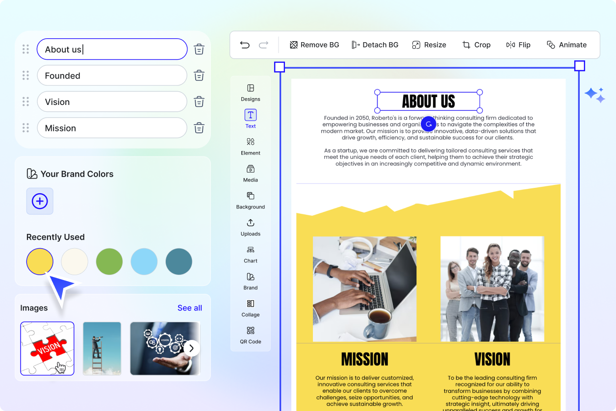 Free AI Company Profile Generator, Free Company Profile Maker Online