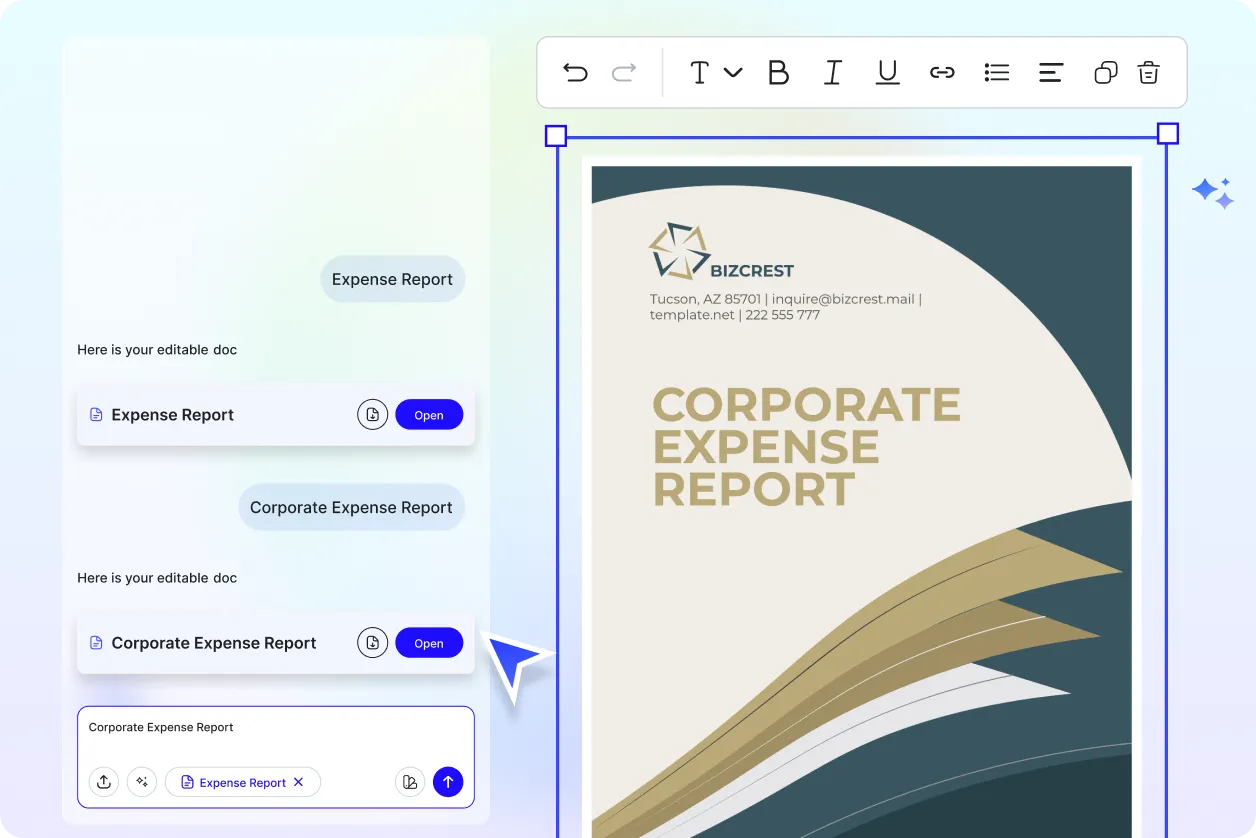 Free AI Expense Report Generator, Free Report Maker Online