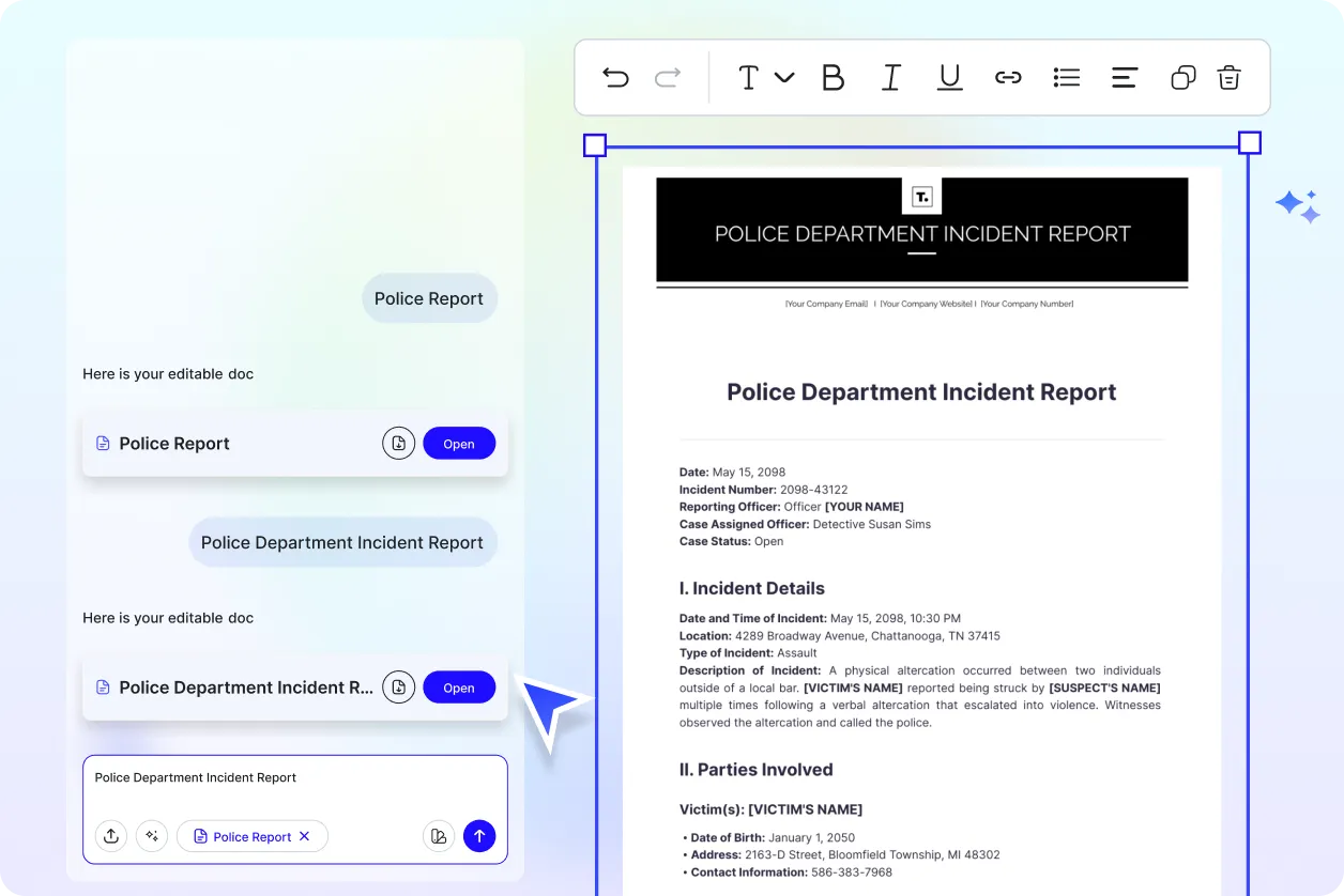Free AI Police Report Generator, Free Police Report Maker Online
