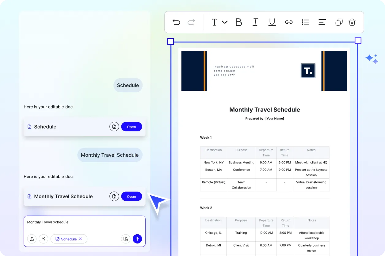 Free AI Schedule Generator, Free Schedule Maker Online