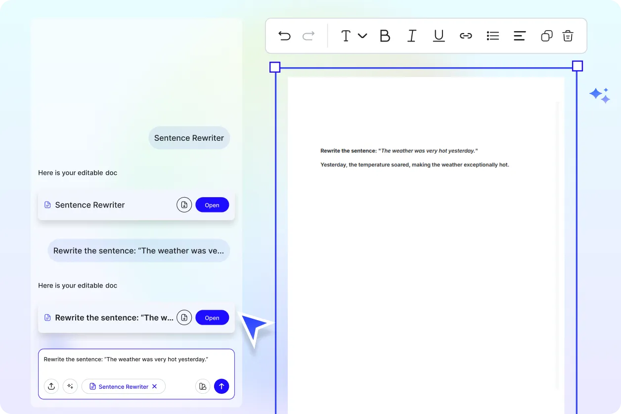 Free AI Sentence Rewriter, Online Sentence Paraphrasing Tool