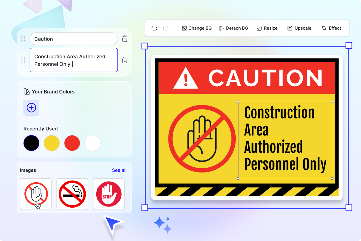 Free AI Sign Generator, Free Sign Maker Online