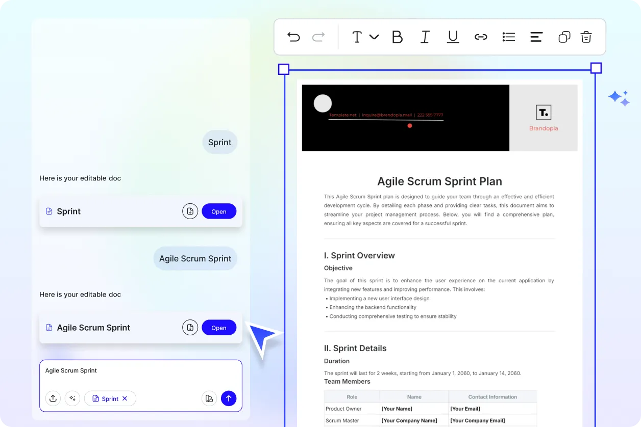 Free AI Sprint Generator, Free Sprint Plan Maker Online