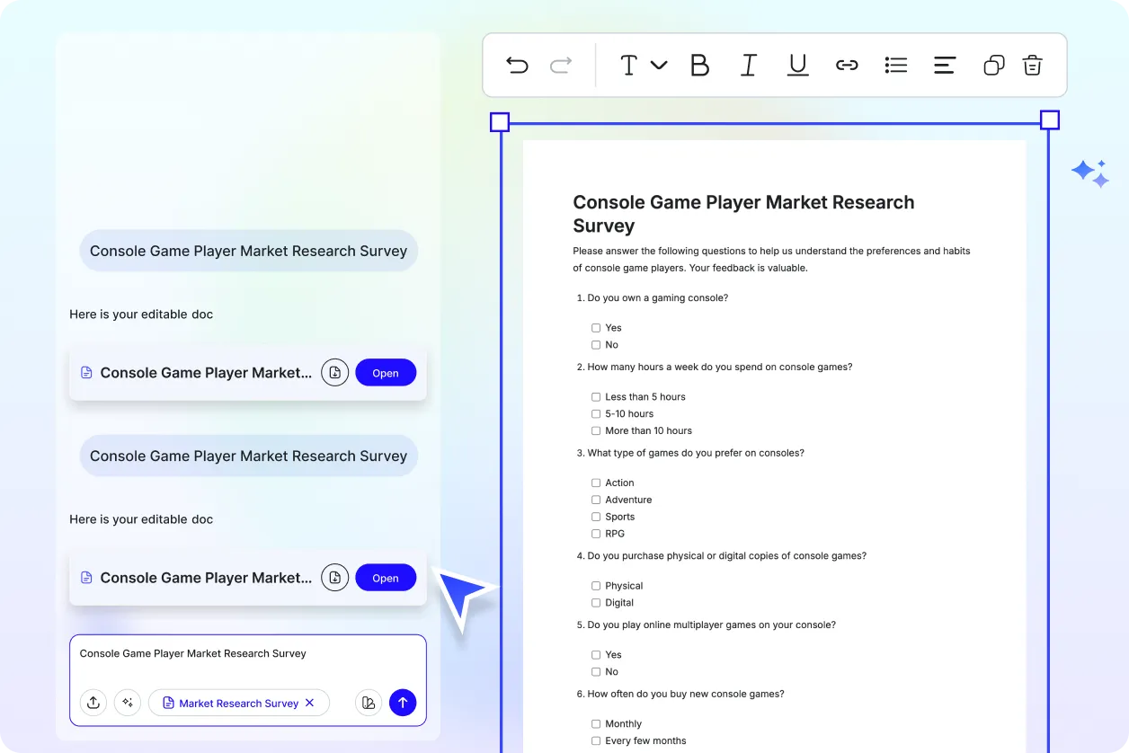 Free AI Market Research Survey Generator, Free Survey Maker Online